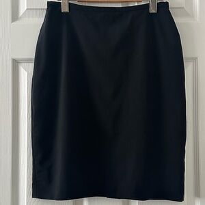 The Work Connection Petite Classic Black Pencil Skirt